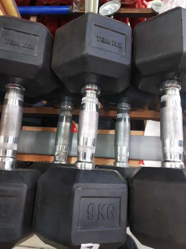 دمبل جیر شش ضلعی جفتی 5 کیلو ( هرکدام 5 کیلو جمعا 10کیلو)