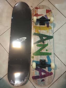 دی 3108 اسکیت برد 80در20 اکشن چند لایه تیقه مشکی Image